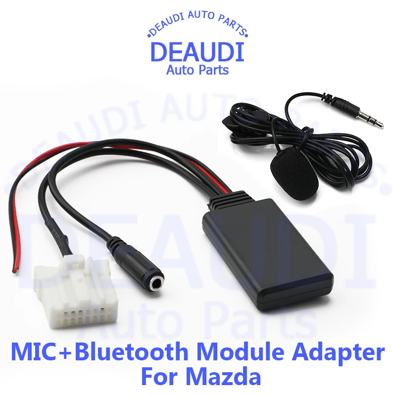 Car Bluetooth AUX Adapter Wireless Radio Stereo Microphone Handsfree Adapter For Mazda 2 3 5 6 MX5 RX8 CX7 2006 2007 5-12V
Car Bluetooth AUX Adapter Wireless Radio Stereo Microphone Handsfree Adapter For Mazda 2 3 5 6 MX5 RX8 CX7 2006 2007 5-12V