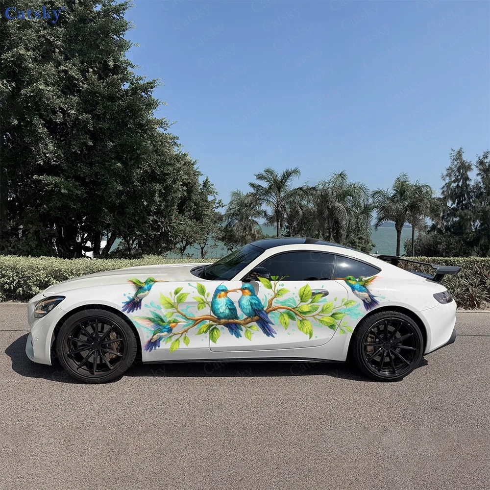 2Pcs Hummingbirds in Lush Greenery Car Body Side Stickers, Automotive Door Side Graphics for Cars, Car Decoration Accessory
2Pcs Hummingbirds in Lush Greenery Car Body Side Stickers, Automotive Door Side Graphics for Cars, Car Decoration Accessory