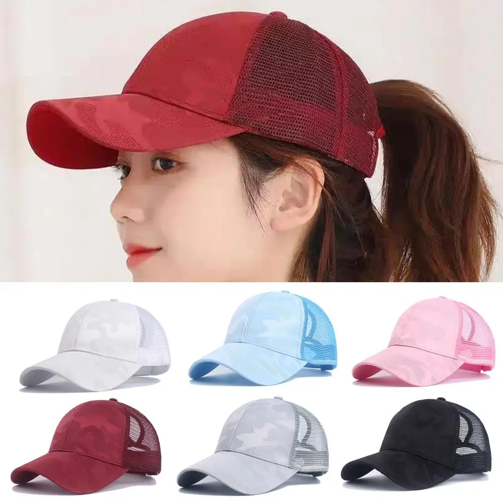2025 Summer High Ponytail Visor Hat Cotton Mesh Sun Hat Baseball Cap Breathable Adjustable Snapback Hats Outdoor Travel Sports
2025 Summer High Ponytail Visor Hat Cotton Mesh Sun Hat Baseball Cap Breathable Adjustable Snapback Hats Outdoor Travel Sports
