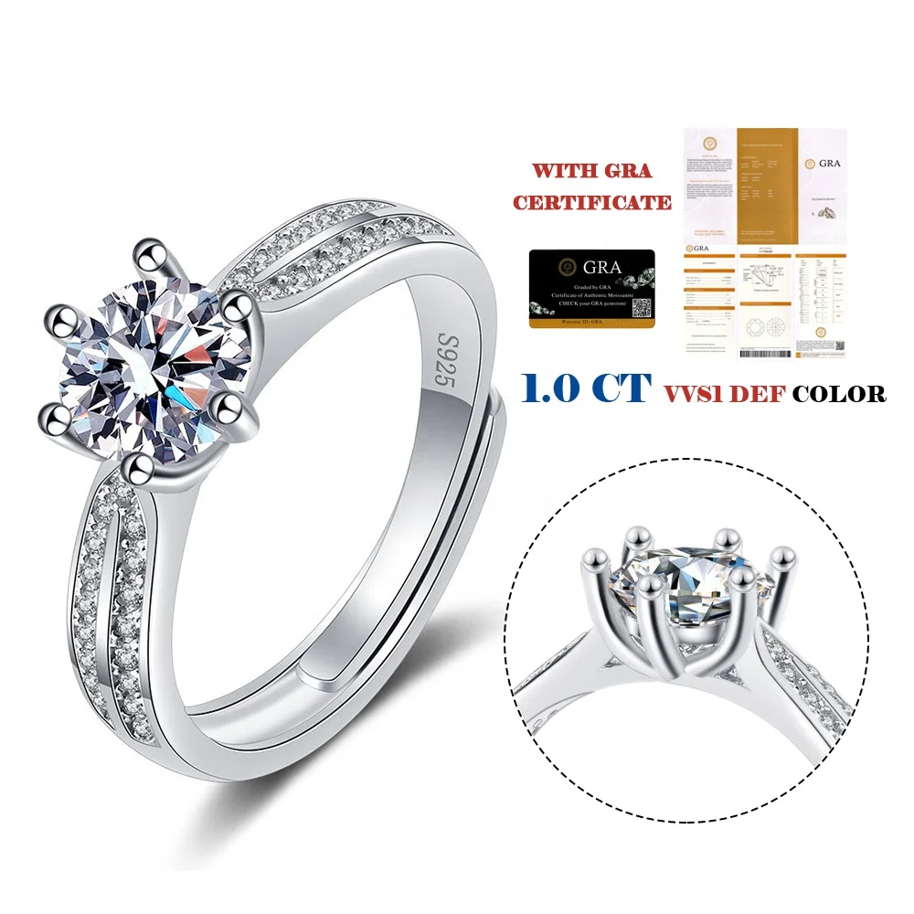 Wholesale Customized Classic Jewellery Gifts OEM Rhodium Plated 925 Sterling Silver Moissanite Diamond 925 Women Rings
Wholesale Customized Classic Jewellery Gifts OEM Rhodium Plated 925 Sterling Silver Moissanite Diamond 925 Women Rings