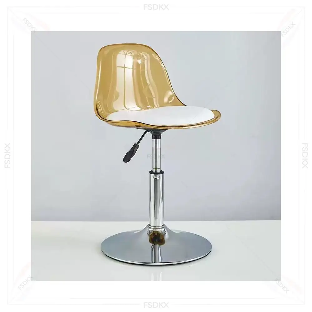 Modern Simple Lifting Rotating Wine Plastic bar Chair Front Desk High Chair Pet Transparent bar Chair
Modern Simple Lifting Rotating Wine Plastic bar Chair Front Desk High Chair Pet Transparent bar Chair