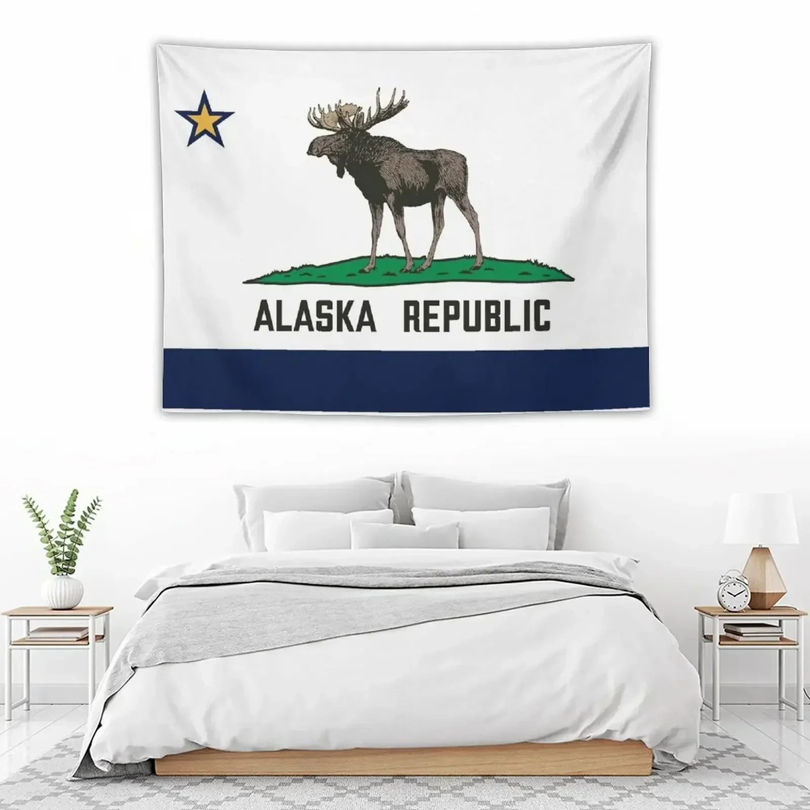 Alaska Republic - Moose Tapestry Wallpaper Wall Carpet Wall Hangings Decoration Wall Mural Tapestry
Alaska Republic - Moose Tapestry Wallpaper Wall Carpet Wall Hangings Decoration Wall Mural Tapestry