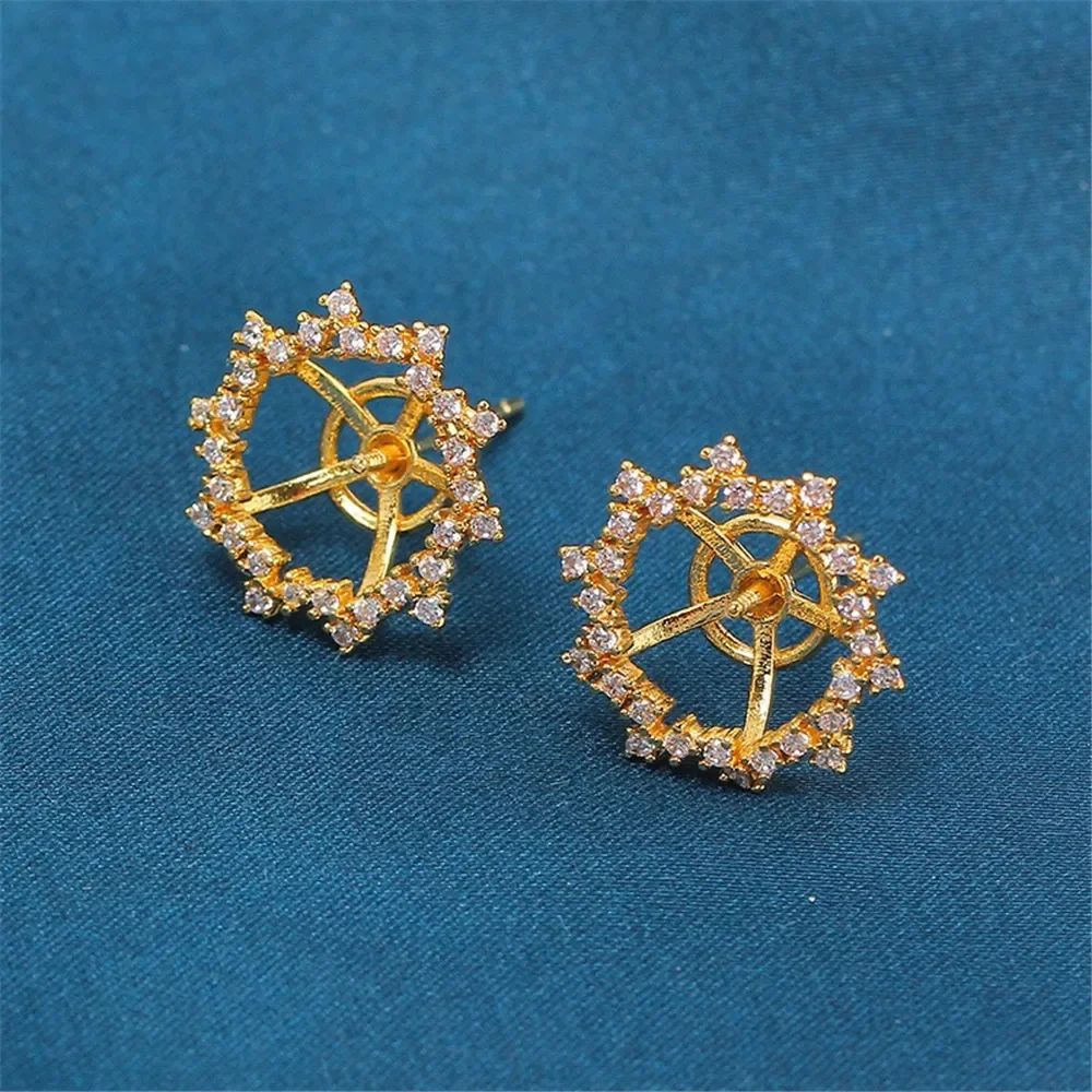 Gold Plated Pearl Earring Settings, DIY Jewelry Making Supplies, Blank Ear Stud Bases for Handmade Accessories, 1pair No Pearl
Gold Plated Pearl Earring Settings, DIY Jewelry Making Supplies, Blank Ear Stud Bases for Handmade Accessories, 1pair No Pearl