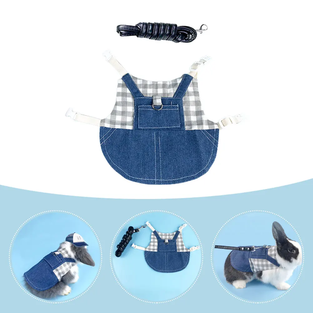 Small Pet Harness and Leash for Bunny Rabbit Adjustable Flexible Traction Rope Easy to Use Portable Storage Friendly
Small Pet Harness and Leash for Bunny Rabbit Adjustable Flexible Traction Rope Easy to Use Portable Storage Friendly