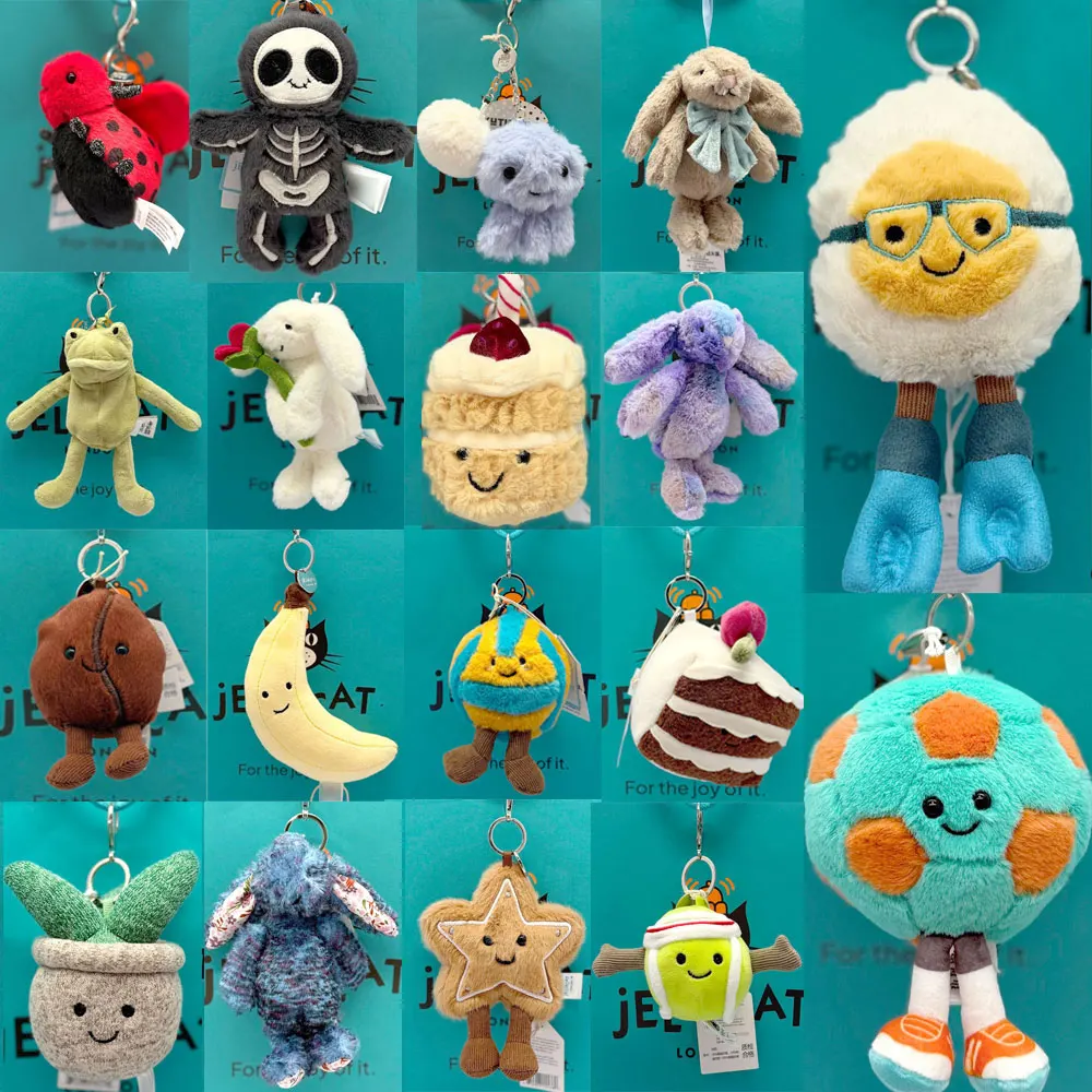 JC New Soccer Ball and Cake/Coffee Bean Plush Toys, Keychains, and Bag Charms — Complete with Tags — Perfect Gifts for Friends
JC New Soccer Ball and Cake/Coffee Bean Plush Toys, Keychains, and Bag Charms — Complete with Tags — Perfect Gifts for Friends