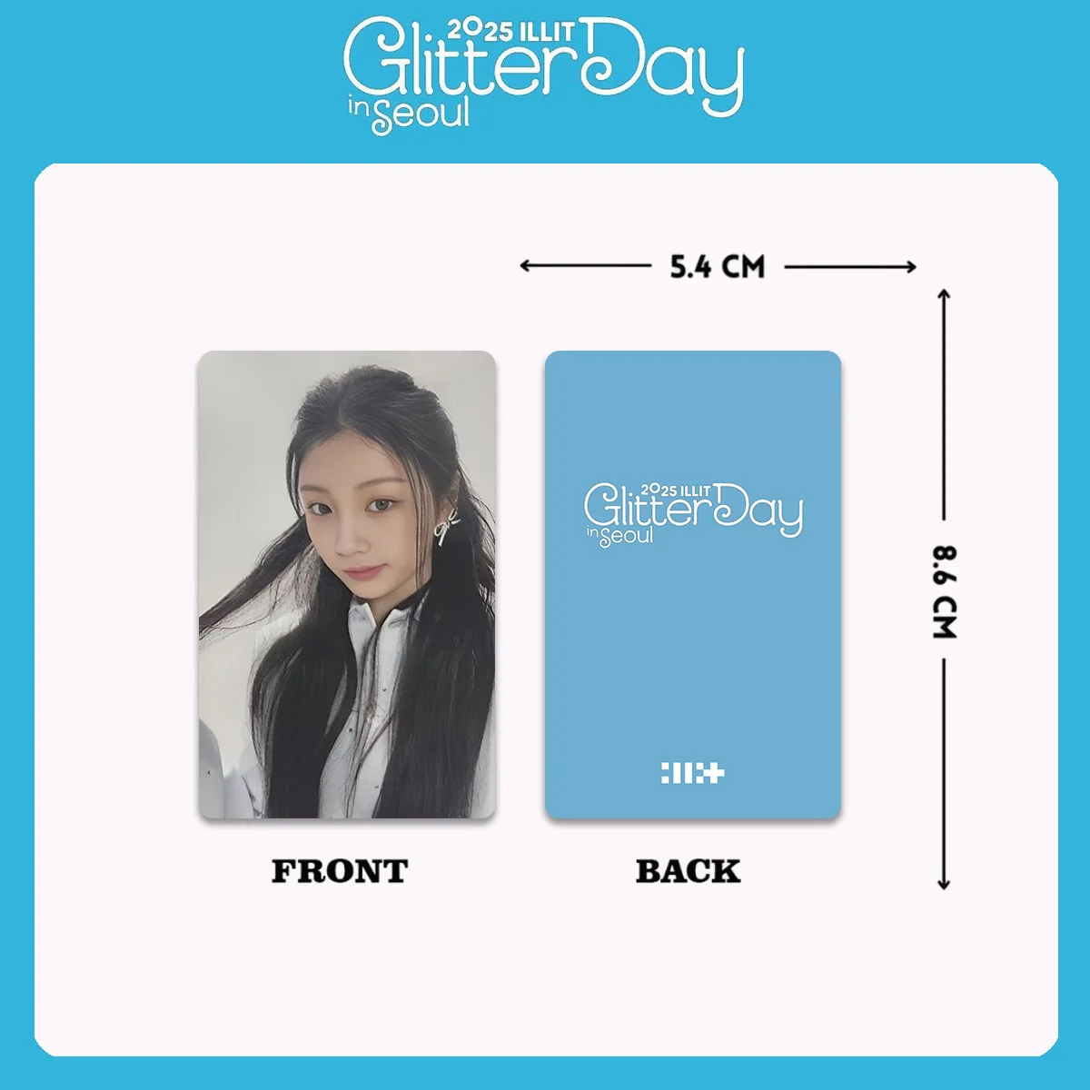 Kpop ILLIT 5Pcs GLITTER DAY Album Card FM ZONE Card Random Card YUNAH MINJU MOKA WONHEE IROHA Fans Collection Selifie Photocard
Kpop ILLIT 5Pcs GLITTER DAY Album Card FM ZONE Card Random Card YUNAH MINJU MOKA WONHEE IROHA Fans Collection Selifie Photocard