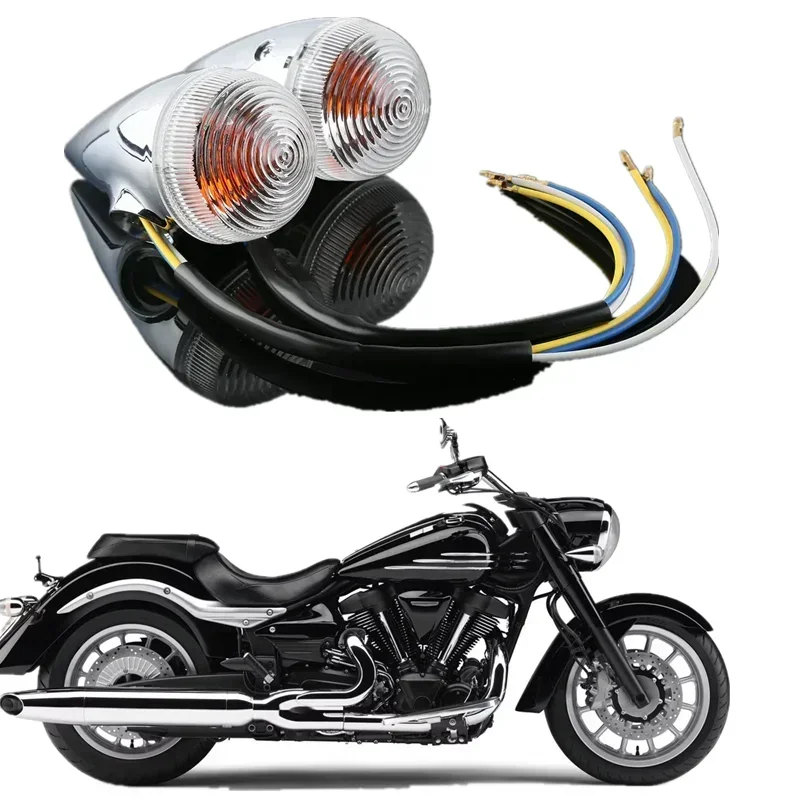 For Yamaha XV1900 XV 1900 2006-2013 Motorcycle Acsessories Bullet Front Turn Signal Motorbike
For Yamaha XV1900 XV 1900 2006-2013 Motorcycle Acsessories Bullet Front Turn Signal Motorbike