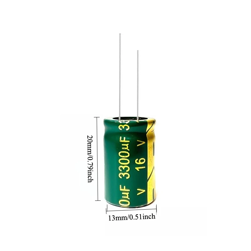 25pcs 16V 3300uF Electrolytic Capacitor High Frequency Long Life 10x20 10x25 13x20mm for Power Supply
25pcs 16V 3300uF Electrolytic Capacitor High Frequency Long Life 10x20 10x25 13x20mm for Power Supply