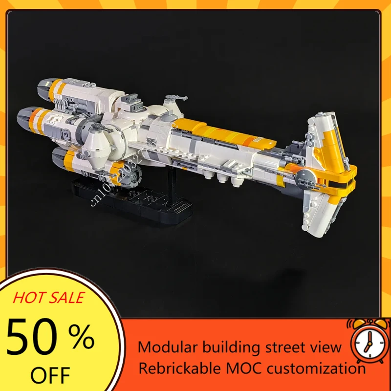 2303 шт. Hammerhead Corvette Lightmaker-микромасштабное оружие космической войны MOC космический корабль боевая модель строительный блок сборка игрушка в подарок
2303 шт. Hammerhead Corvette Lightmaker-микромасштабное оружие космической войны MOC космический корабль боевая модель строительный блок сборка игрушка в подарок