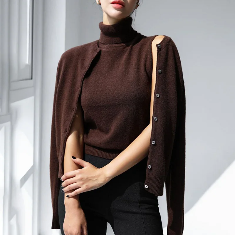 Ticketsx Solid Single Breast Knit Cardigan Women Long Sleeve Round Neck Sweater Casual Autumn Fashion Coat Office Female Outfits
Ticketsx Solid Single Breast Knit Cardigan Women Long Sleeve Round Neck Sweater Casual Autumn Fashion Coat Office Female Outfits