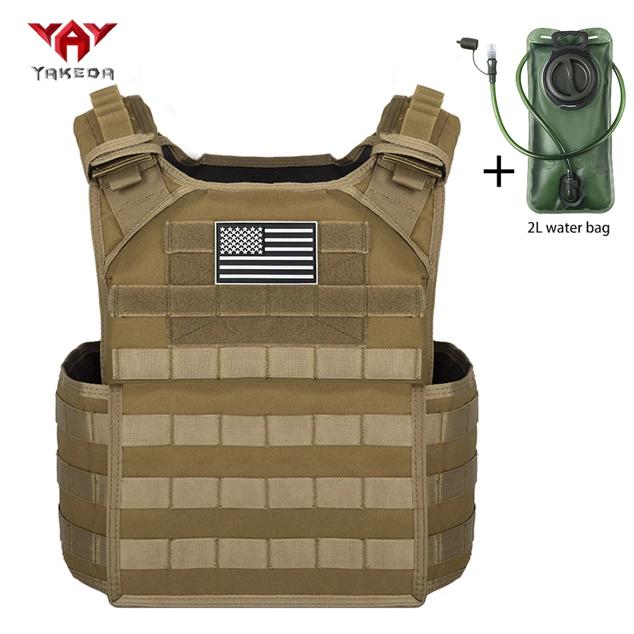 YAKEDA Outdoor Training Adventure Tank Set Comes with 2L Water Bag MOLLE Ribbon System for Free Mounting of Various Equipment
YAKEDA Outdoor Training Adventure Tank Set Comes with 2L Water Bag MOLLE Ribbon System for Free Mounting of Various Equipment