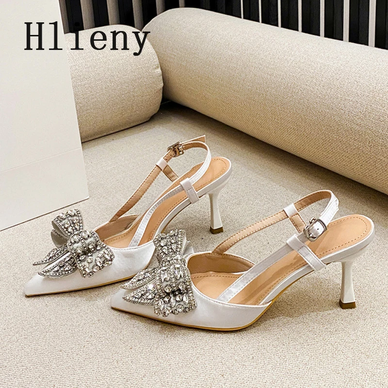 Hlieny, сексуальные женские туфли-лодочки с пряжкой и ремешком, элегантные туфли-лодочки с острым носком и кристаллами, на тонком высоком каблуке, для свадебного банкета и вечеринки
Hlieny, сексуальные женские туфли-лодочки с пряжкой и ремешком, элегантные туфли-лодочки с острым носком и кристаллами, на тонком высоком каблуке, для свадебного банкета и вечеринки