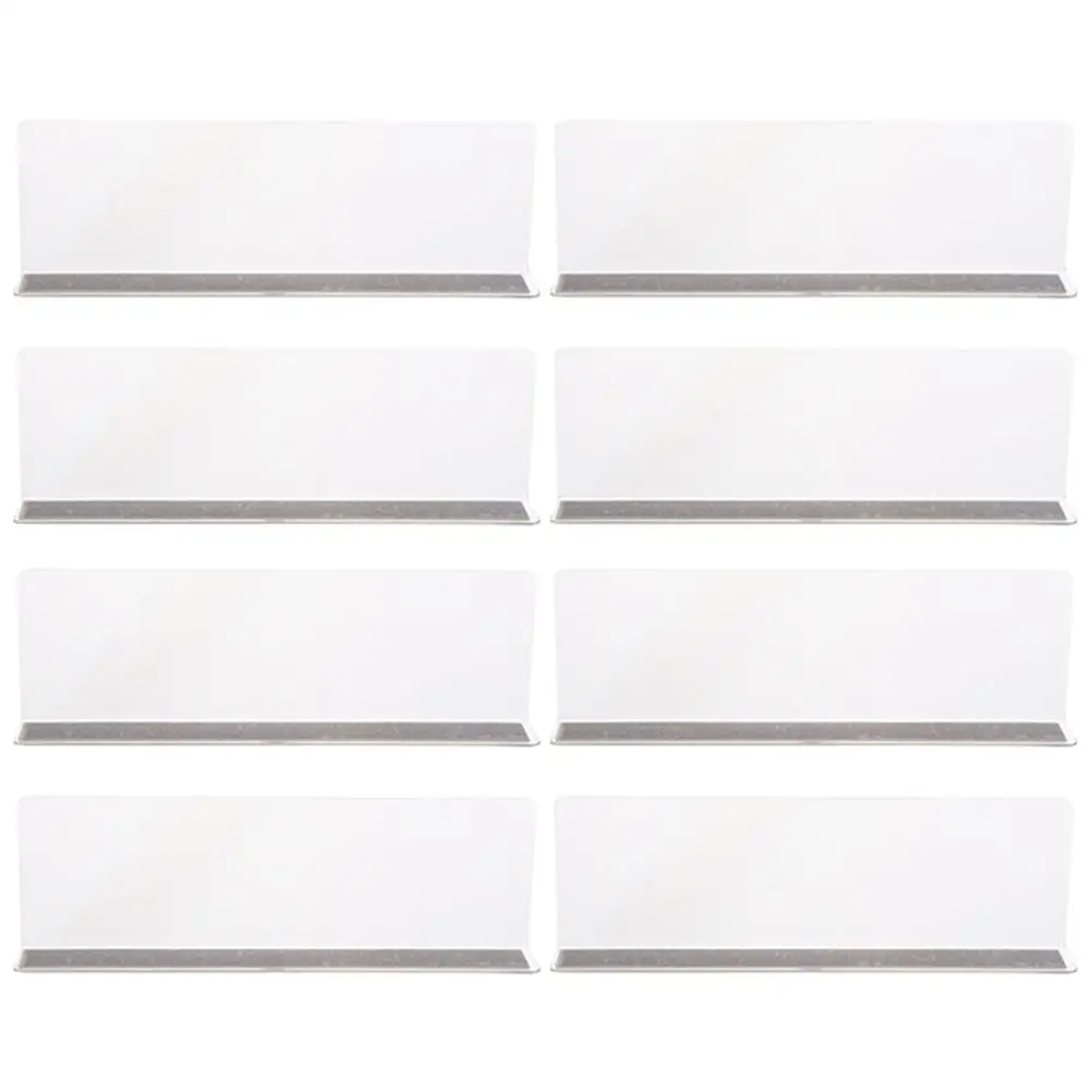 8pcs L shaped PVC Magnetic Shelf Dividers 20cmx6cm for Closets Wire Shelving ganizers Clear Separators Efficient Storage
8pcs L shaped PVC Magnetic Shelf Dividers 20cmx6cm for Closets Wire Shelving ganizers Clear Separators Efficient Storage