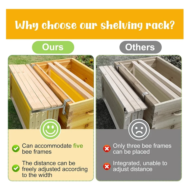 A29M-4 Pcs Beehive Frame Holder Stainless Steel Beehive Frame Perch Bee Hive Frame Grip For Beekeeper
A29M-4 Pcs Beehive Frame Holder Stainless Steel Beehive Frame Perch Bee Hive Frame Grip For Beekeeper