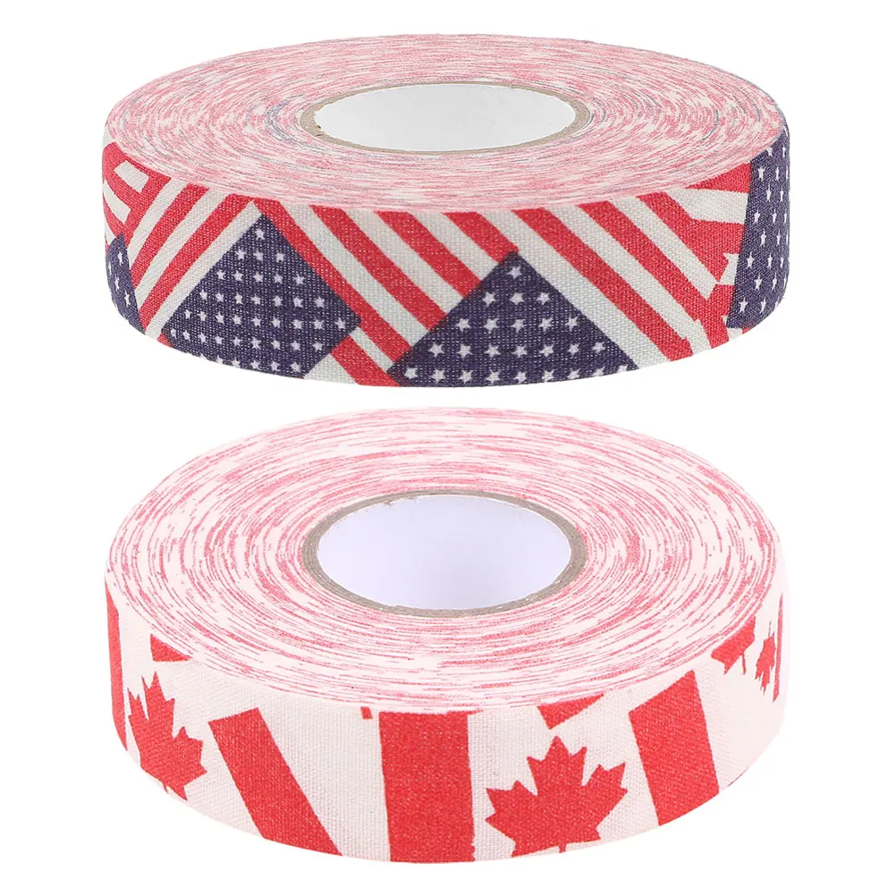 2pcs Hockey Stick Tape Anti-slip Durable Elastic Polyester Cotton Sports Protective Gear Sticky Wear-resistant Flag Print Base
2pcs Hockey Stick Tape Anti-slip Durable Elastic Polyester Cotton Sports Protective Gear Sticky Wear-resistant Flag Print Base