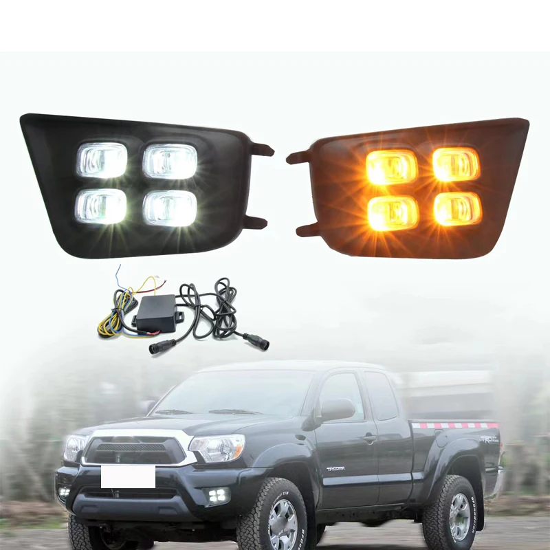 2PCS Car DRL For Toyota Tacoma 2012 2013 2014 2015 LED Daytime Running Lights Daylight Turn Signal Car Styling Fog light
2PCS Car DRL For Toyota Tacoma 2012 2013 2014 2015 LED Daytime Running Lights Daylight Turn Signal Car Styling Fog light