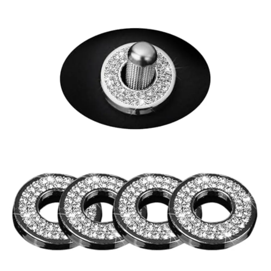 4 Pcs Rhinestone Car Inner Door Lock Covers for Women Bling Accessories Interior Decoration Compatible with Mercedes-Benz A B C
4 Pcs Rhinestone Car Inner Door Lock Covers for Women Bling Accessories Interior Decoration Compatible with Mercedes-Benz A B C