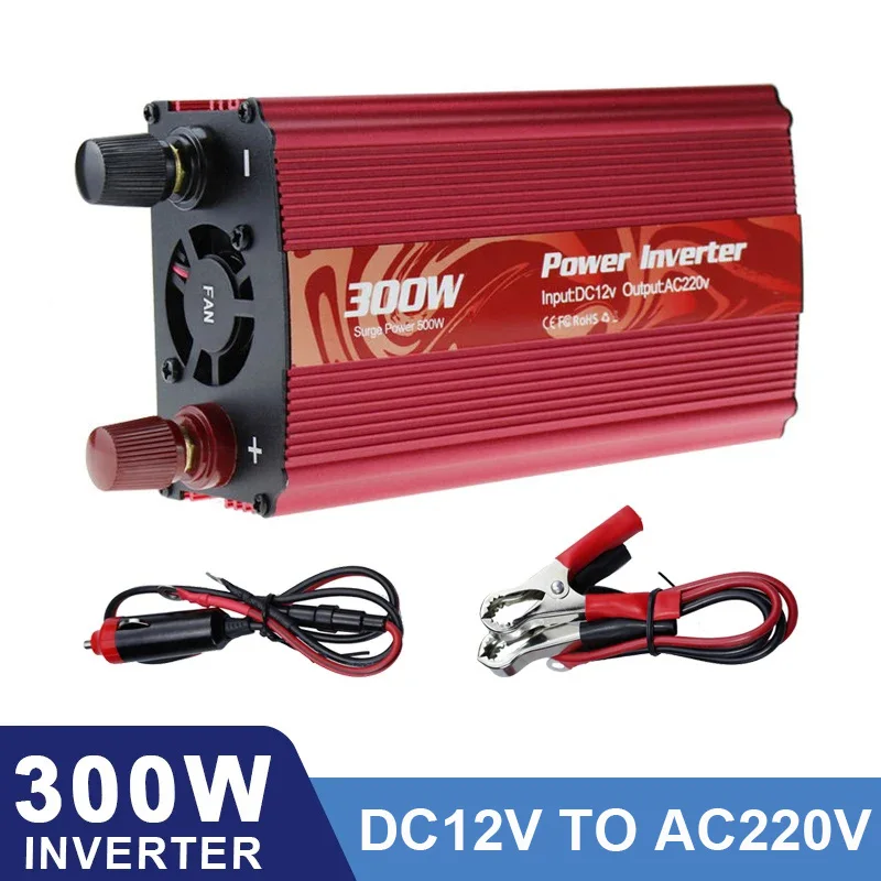 300W DC To AC Power Converter Portable Inverter DC 12V To AC 220V Daily Household Power Converter
300W DC To AC Power Converter Portable Inverter DC 12V To AC 220V Daily Household Power Converter