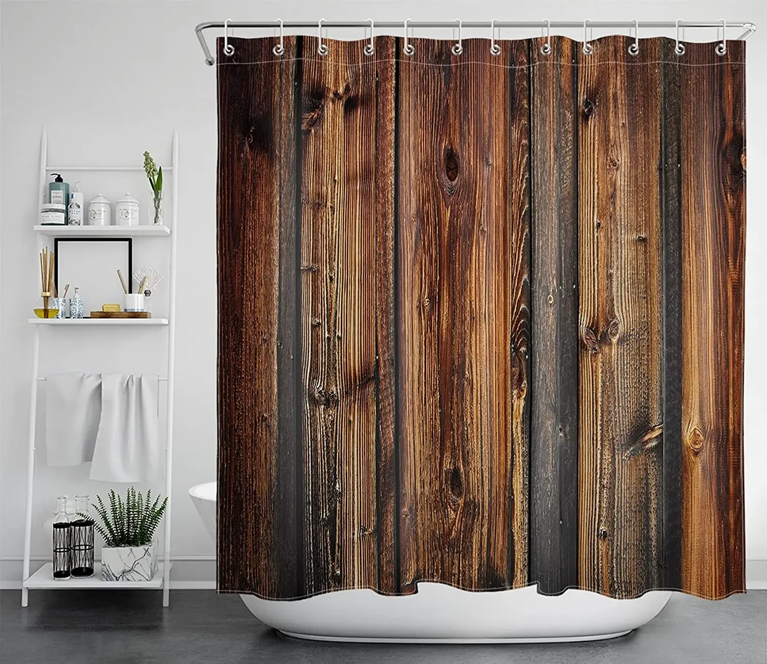 Rustic Country Style Barn Door Shower Curtains Farmhouse Western Brown Primitive Wood Rural Life Polyester Fabric Set With Hooks
Rustic Country Style Barn Door Shower Curtains Farmhouse Western Brown Primitive Wood Rural Life Polyester Fabric Set With Hooks