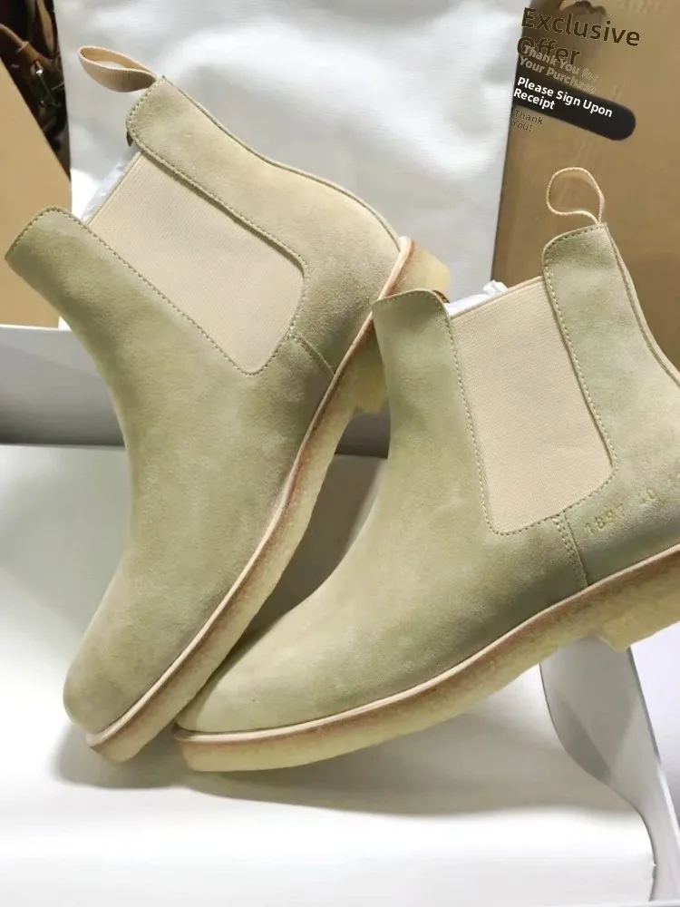 Confi Grace Chelsea Boots Men's Boots Matte Cowhide High Help Short Boots Autumn Winter Stylish British Style Unisex
Confi Grace Chelsea Boots Men's Boots Matte Cowhide High Help Short Boots Autumn Winter Stylish British Style Unisex