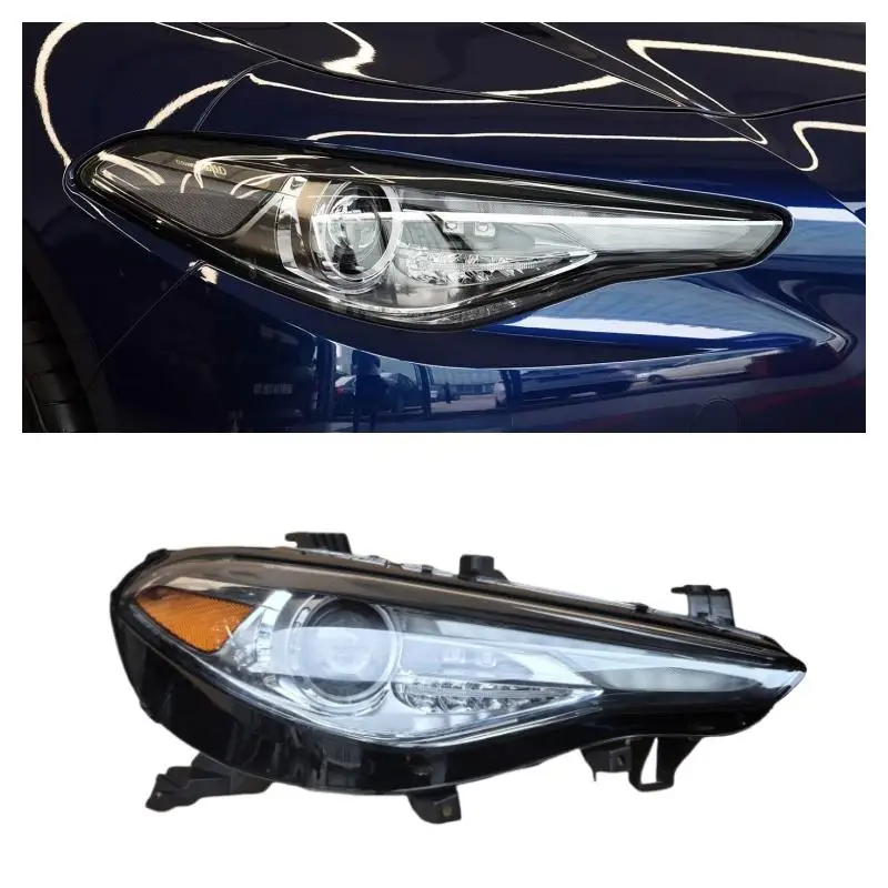 For Giulia Headlight Assembly 2017-2021 2022 US Original Headlamp Lens Xenon Lamp High-quality American HID Car Light
For Giulia Headlight Assembly 2017-2021 2022 US Original Headlamp Lens Xenon Lamp High-quality American HID Car Light