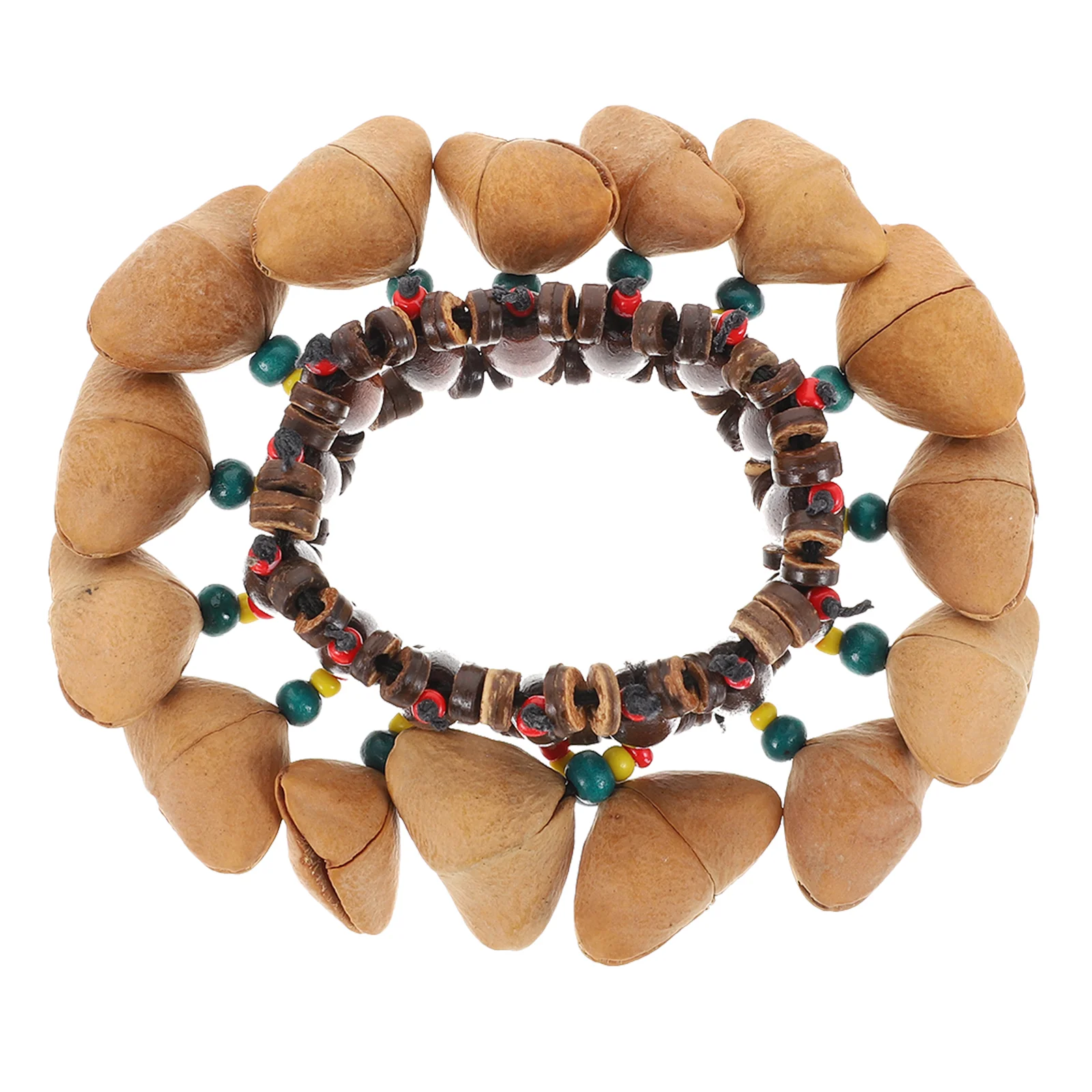 Nutshell Tambourine Wrist Hand Bell Wristband Percussion Instrument Bangles Bracelet Coconut Ornament
Nutshell Tambourine Wrist Hand Bell Wristband Percussion Instrument Bangles Bracelet Coconut Ornament