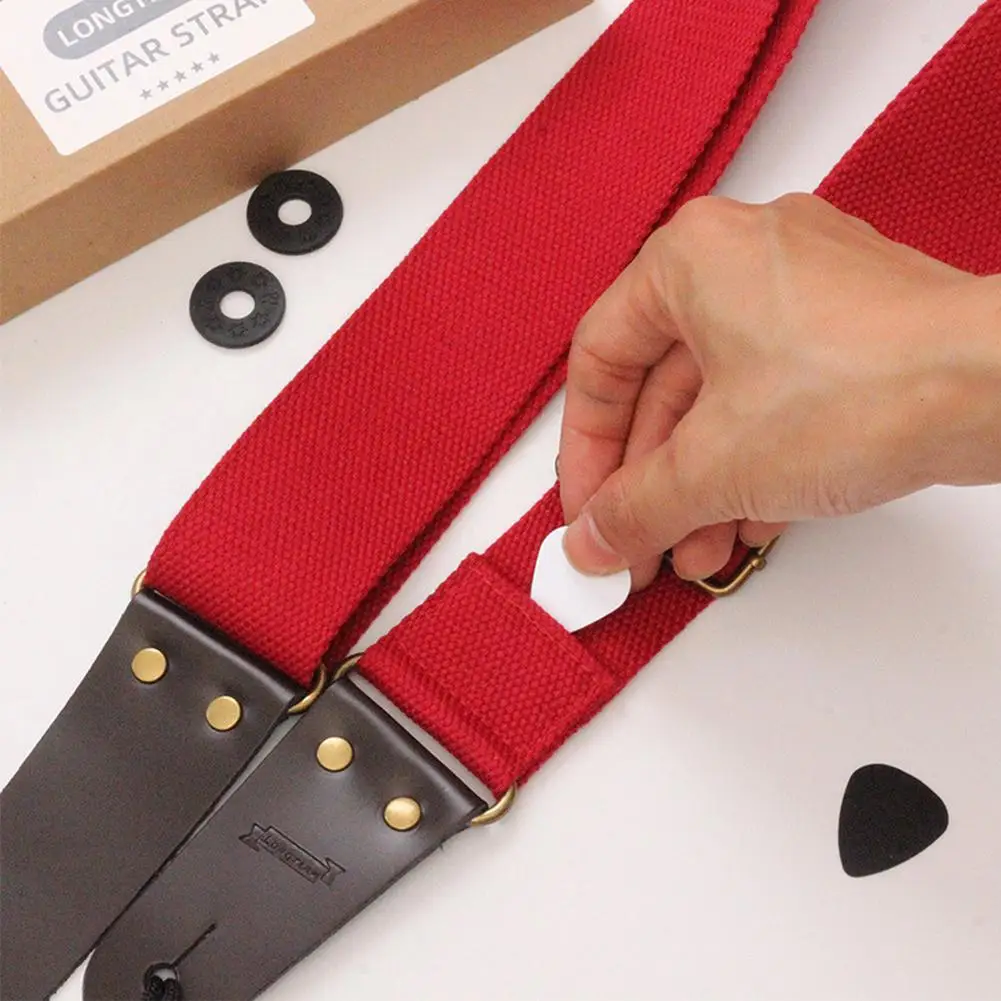 Hot Adjustable Guitar Strap Belt Guitar Strap With Picks Non-slip Buckle Simple Acoustic Guitar Bass Shoulder Straps Accessories
Hot Adjustable Guitar Strap Belt Guitar Strap With Picks Non-slip Buckle Simple Acoustic Guitar Bass Shoulder Straps Accessories