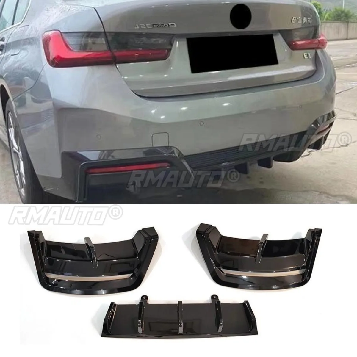 Car Rear Bumper Spoiler Lip Diffuser Splitter Glossy Black Modification Part For BMW i3 G28 2020+ Car Accessories
Car Rear Bumper Spoiler Lip Diffuser Splitter Glossy Black Modification Part For BMW i3 G28 2020+ Car Accessories
