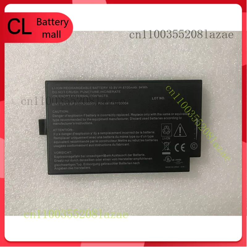 BP3S3P2900(P) BP3S3P2900 — новый аккумулятор емкостью 8700 мАч для серии Getac B300 B300X
BP3S3P2900(P) BP3S3P2900 — новый аккумулятор емкостью 8700 мАч для серии Getac B300 B300X