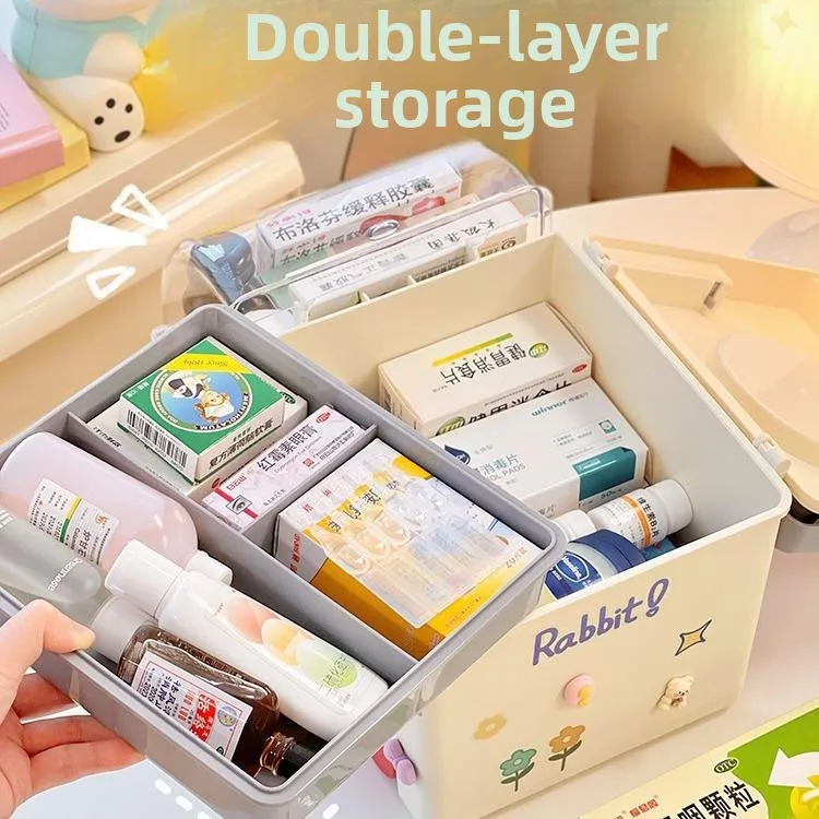 Cute Home Use Storage Box Children's Desktop Medicine Box Valuable Treasures Box Medical Supplies Storage Box Plastic Material
Cute Home Use Storage Box Children's Desktop Medicine Box Valuable Treasures Box Medical Supplies Storage Box Plastic Material