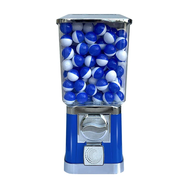Blue mini candy and gum vending machine with coin slot system, suitable for small commercial centers
Blue mini candy and gum vending machine with coin slot system, suitable for small commercial centers