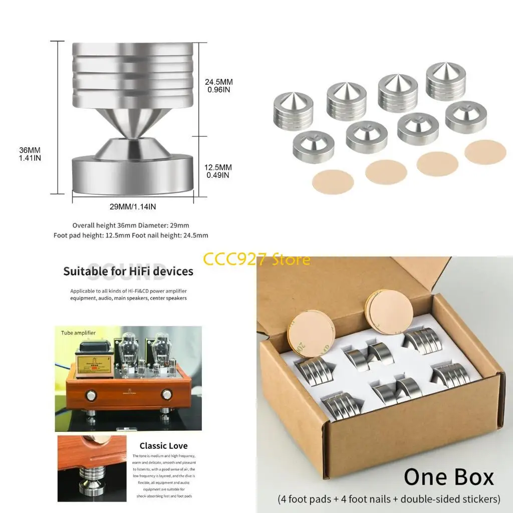 B03F 4 комплекта подставки для динамиков, подставка для ног, алюминиевые металлические шипы, конус, напольный гвоздь для ног
B03F 4 комплекта подставки для динамиков, подставка для ног, алюминиевые металлические шипы, конус, напольный гвоздь для ног