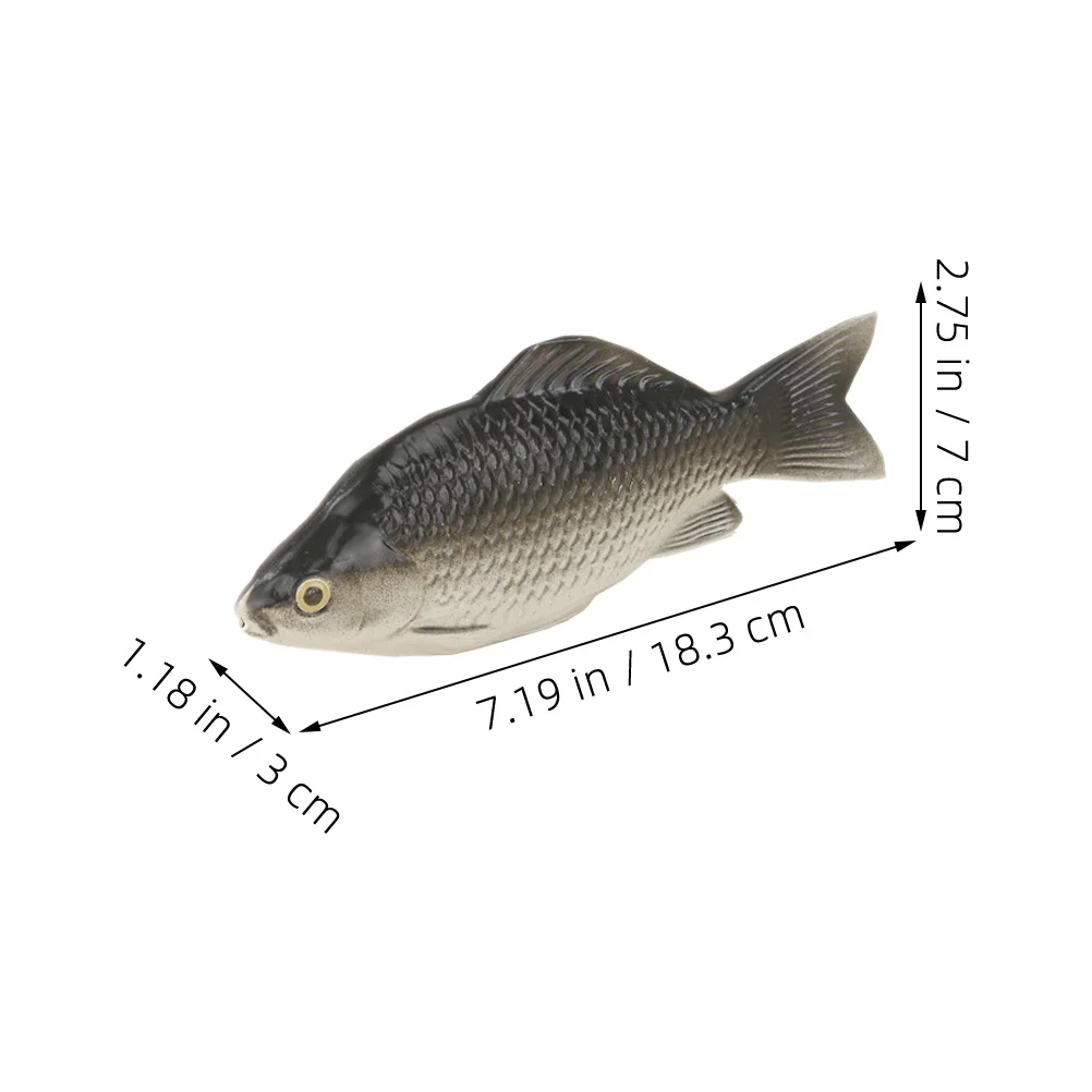 4pcs Realistic Simulation Artificial Ornament Lifelike Black Statues Durable Plastic Animal Fish Recognition Fake Fish
4pcs Realistic Simulation Artificial Ornament Lifelike Black Statues Durable Plastic Animal Fish Recognition Fake Fish