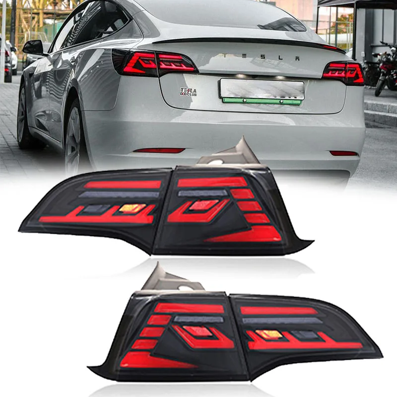 Car styling Tail Lights For Tesla Model 3 Model Y 2019-2024 full led Brake Reverse Dynamic Turn Signal Light Tail Lamp Assembly
Car styling Tail Lights For Tesla Model 3 Model Y 2019-2024 full led Brake Reverse Dynamic Turn Signal Light Tail Lamp Assembly