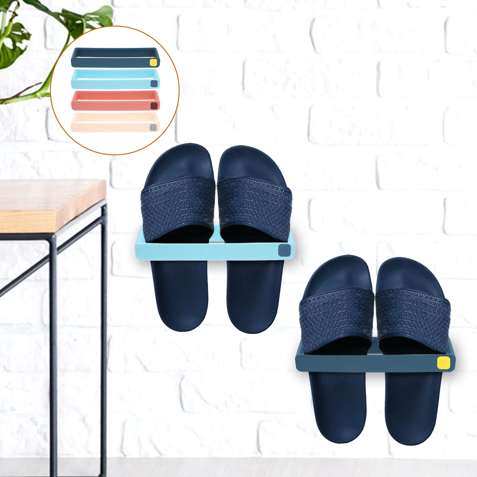 4Pcs Slippers Storage Rack Wall Mounted Waterproof Shoe Organizer for Entryway Hallway Smooth Glass Tile Wood Panel Use
4Pcs Slippers Storage Rack Wall Mounted Waterproof Shoe Organizer for Entryway Hallway Smooth Glass Tile Wood Panel Use