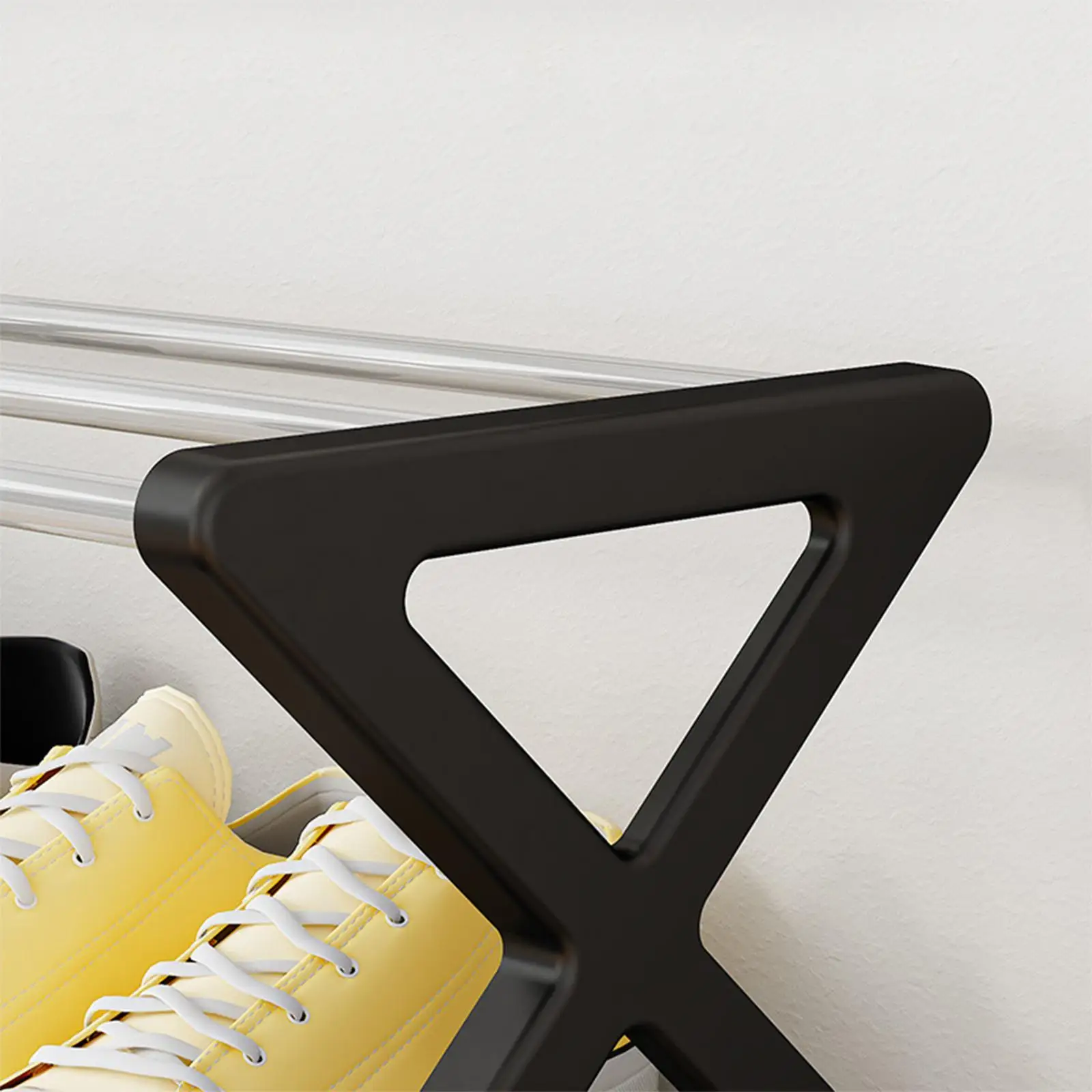 4 Tiers x Shaped Shoe Rack Organizer 42x18.5x49.5cm Lightweight Multipurpose for Wet/Dry Shoes Ventilated Shoe Storage Shelf
4 Tiers x Shaped Shoe Rack Organizer 42x18.5x49.5cm Lightweight Multipurpose for Wet/Dry Shoes Ventilated Shoe Storage Shelf