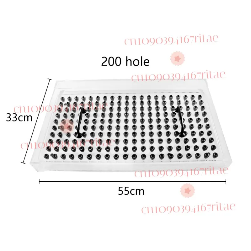Лоток для пробок, 200 отверстий, инструмент для посева семян, ручная сеялка
Лоток для пробок, 200 отверстий, инструмент для посева семян, ручная сеялка