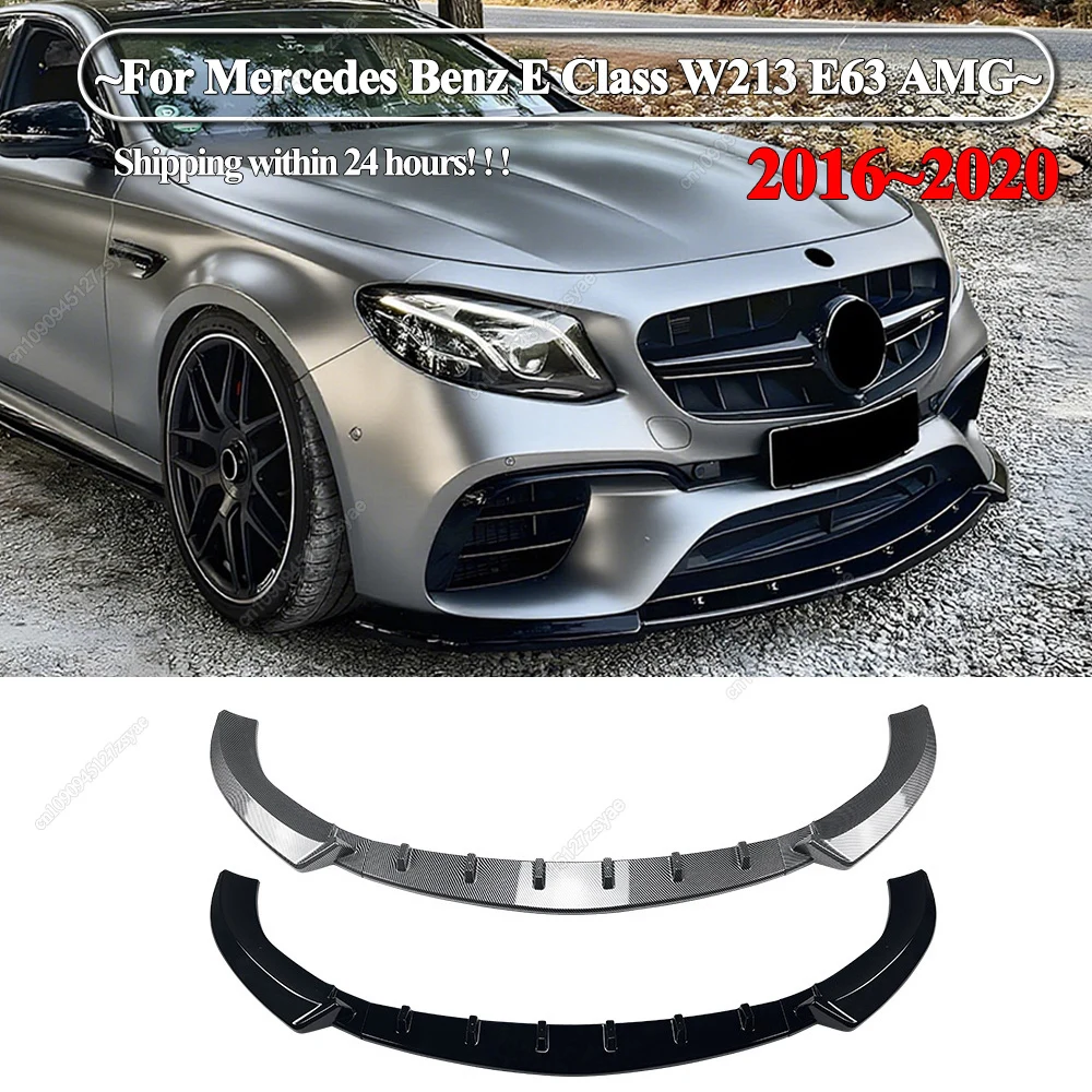 3Pcs Car Front Bumper Lip Spoiler Splitter Diffuser For Mercedes Benz E Class W213 E63 AMG 2016-2020 Bodykit Tuning Gloss Blcak
3Pcs Car Front Bumper Lip Spoiler Splitter Diffuser For Mercedes Benz E Class W213 E63 AMG 2016-2020 Bodykit Tuning Gloss Blcak