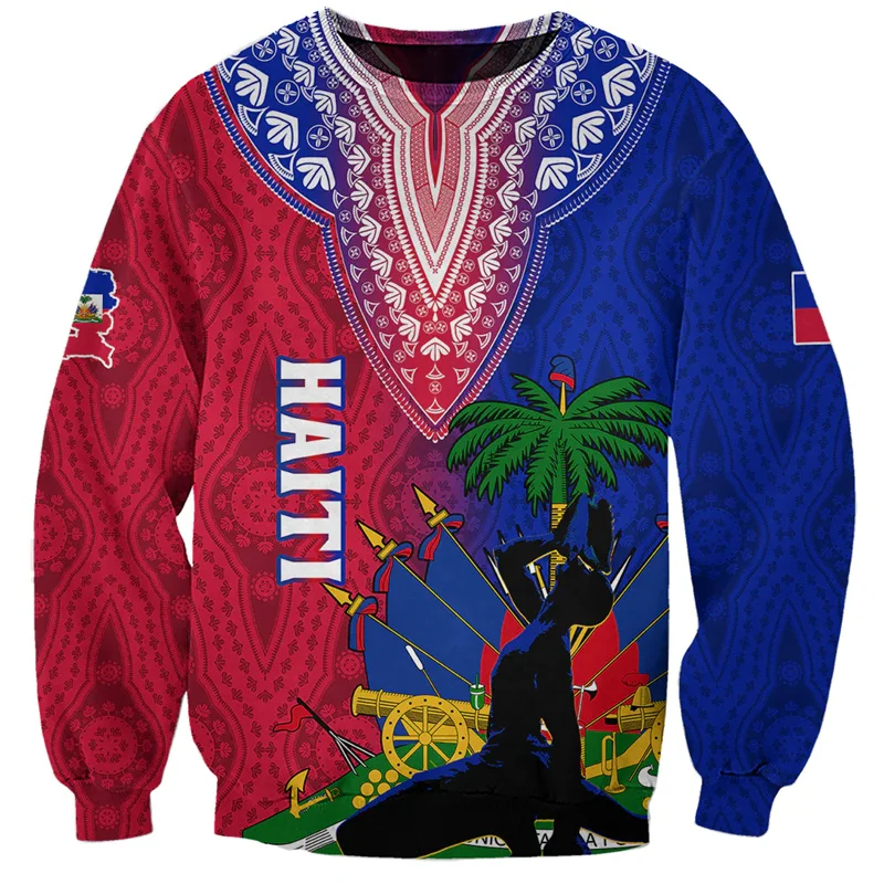 3D Print Haiti Independence Day Sweatshirt Haiti Flag Coat Of Arms Men Clothes Women Long Sleeve Pullover Kid Street Sweatshirt
3D Print Haiti Independence Day Sweatshirt Haiti Flag Coat Of Arms Men Clothes Women Long Sleeve Pullover Kid Street Sweatshirt