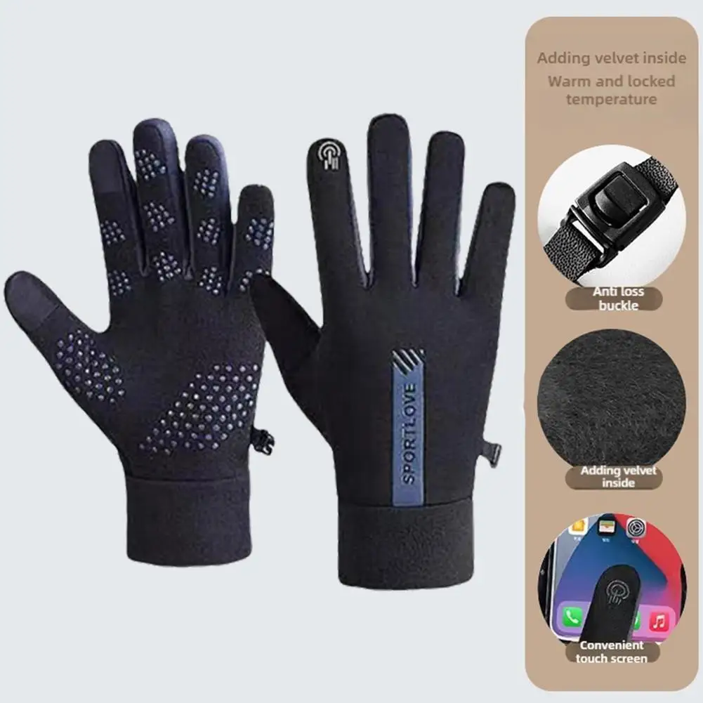 Winter Gloves Men Women Cycling Bike Non-slip Thermal Fleece Cold-Resistant Wind Waterproof Warm Outdoor Running Skiing Mittens
Winter Gloves Men Women Cycling Bike Non-slip Thermal Fleece Cold-Resistant Wind Waterproof Warm Outdoor Running Skiing Mittens