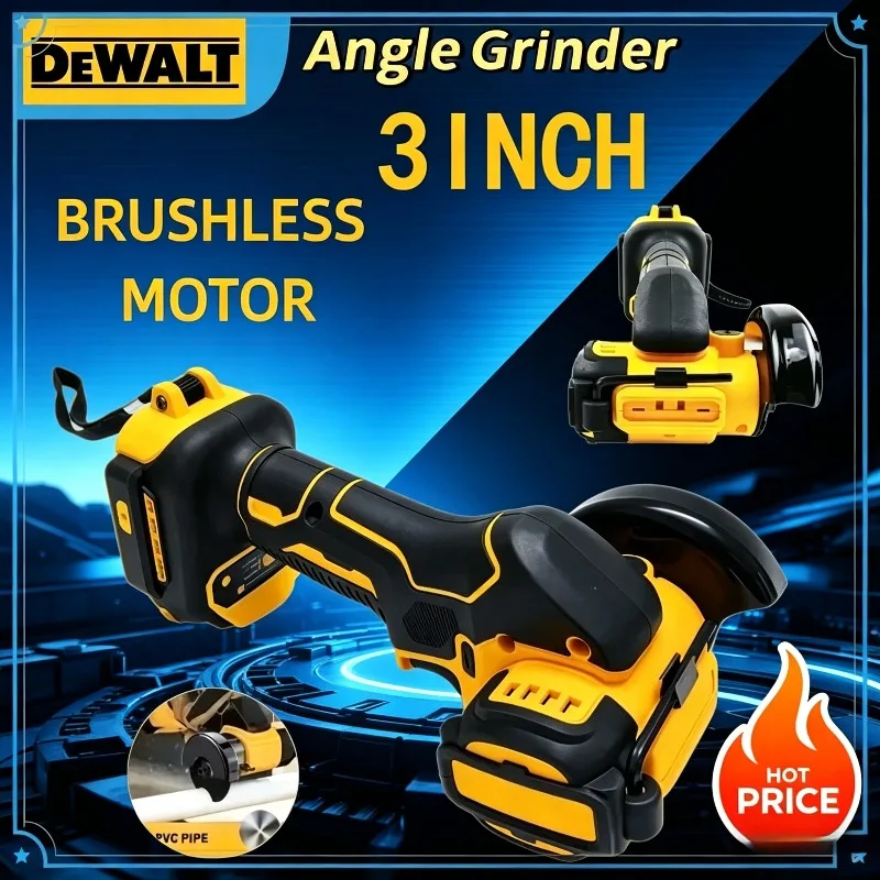 Аккумуляторная угловая шлифмашина DeWALT 3 дюйма, многофункциональный электроинструмент, совместимый с 20В, для полировки, шлифовки и резки
Аккумуляторная угловая шлифмашина DeWALT 3 дюйма, многофункциональный электроинструмент, совместимый с 20В, для полировки, шлифовки и резки
