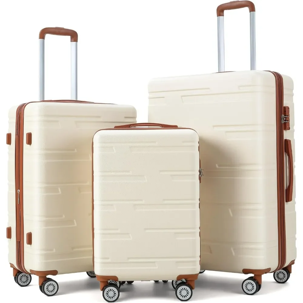 Набор чемоданов из 3 предметов с возможностью расширения (20 дюймов/24 дюйма/28 дюймов), набор чемоданов из 3 предметов с замками TSA, легкий набор чемоданов с твердой поверхностью w 
Набор чемоданов из 3 предметов с возможностью расширения (20 дюймов/24 дюйма/28 дюймов), набор чемоданов из 3 предметов с замками TSA, легкий набор чемоданов с твердой поверхностью w
