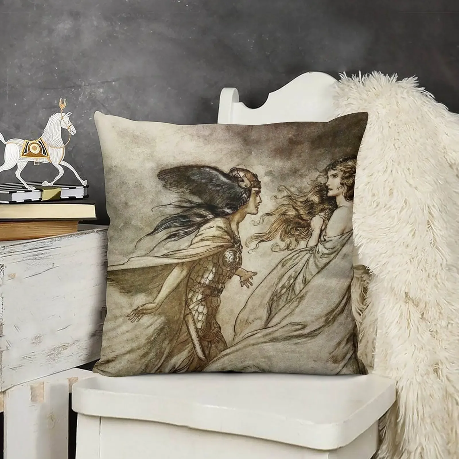 “The Ring - Fling it Away” by Arthur Rackham Throw Pillow Christmas Pillow Cases Pillow Covers Decorative
“The Ring - Fling it Away” by Arthur Rackham Throw Pillow Christmas Pillow Cases Pillow Covers Decorative