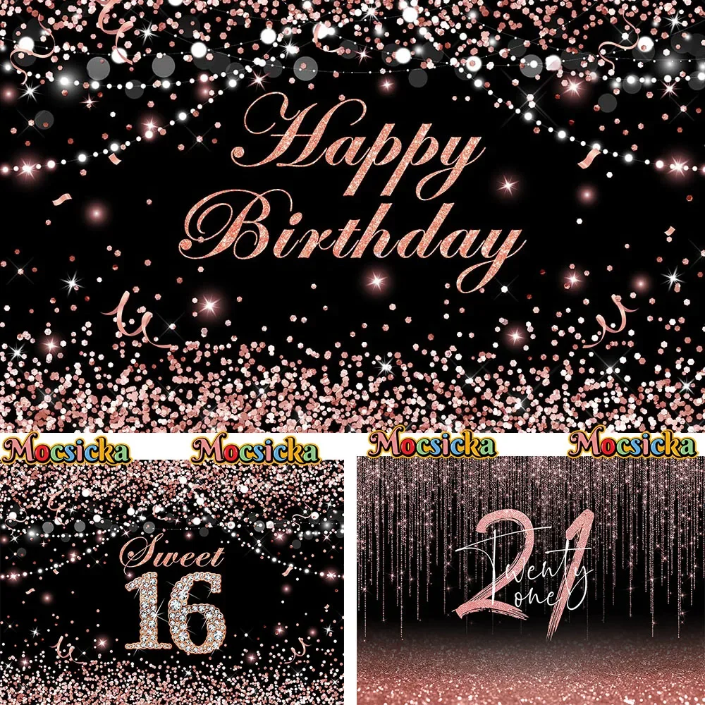 Pink Sweet 16th Girl Birthday Party Photography Decoration Background Adult Ceremony Celebration Backdrop Glitter Photobooth Kit
Pink Sweet 16th Girl Birthday Party Photography Decoration Background Adult Ceremony Celebration Backdrop Glitter Photobooth Kit