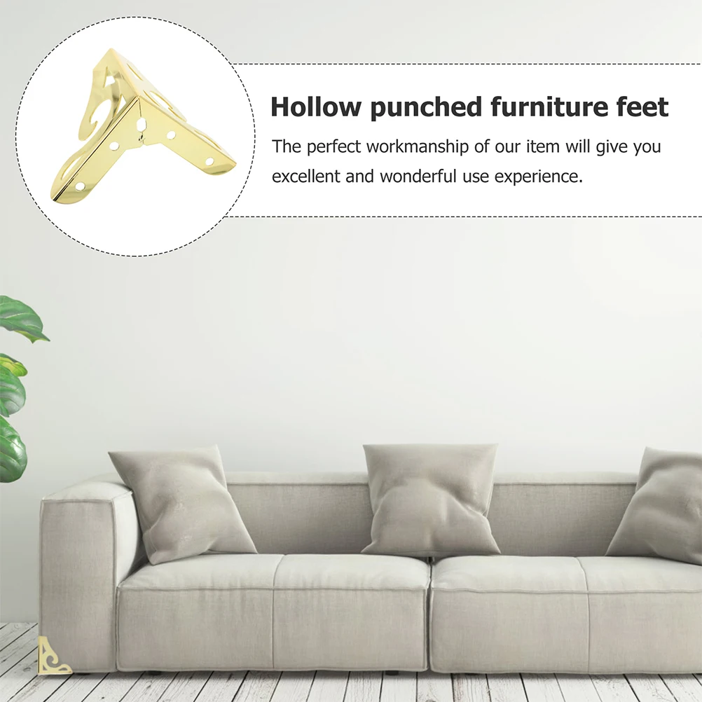 4 Pcs Furniture Legs Metal Cabinet Support Replacement Table Golden Modern Sofa Feet
4 Pcs Furniture Legs Metal Cabinet Support Replacement Table Golden Modern Sofa Feet
