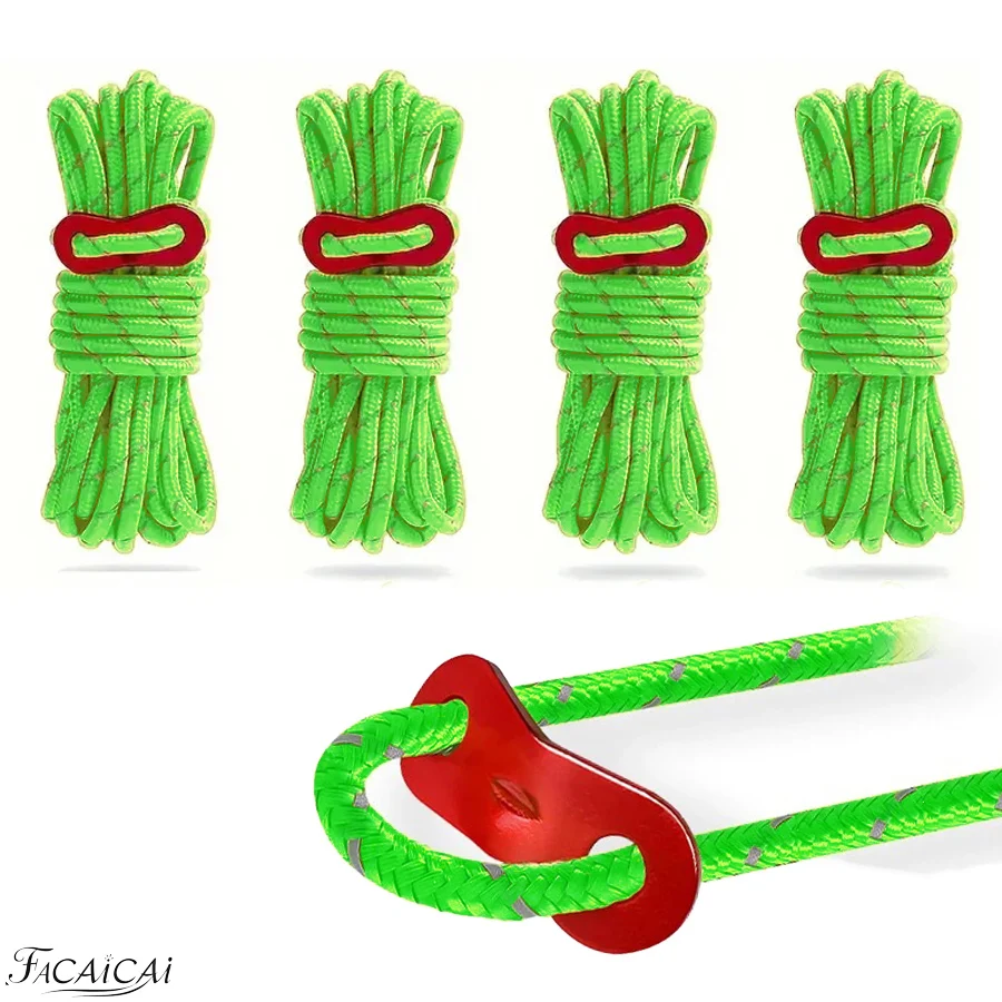 Camping Guylines Ropes for Tent Tarp,Climbing,Hiking Backpacking Outdoor Guy Lines Tent Cords Lightweight Camping Rope
Camping Guylines Ropes for Tent Tarp,Climbing,Hiking Backpacking Outdoor Guy Lines Tent Cords Lightweight Camping Rope