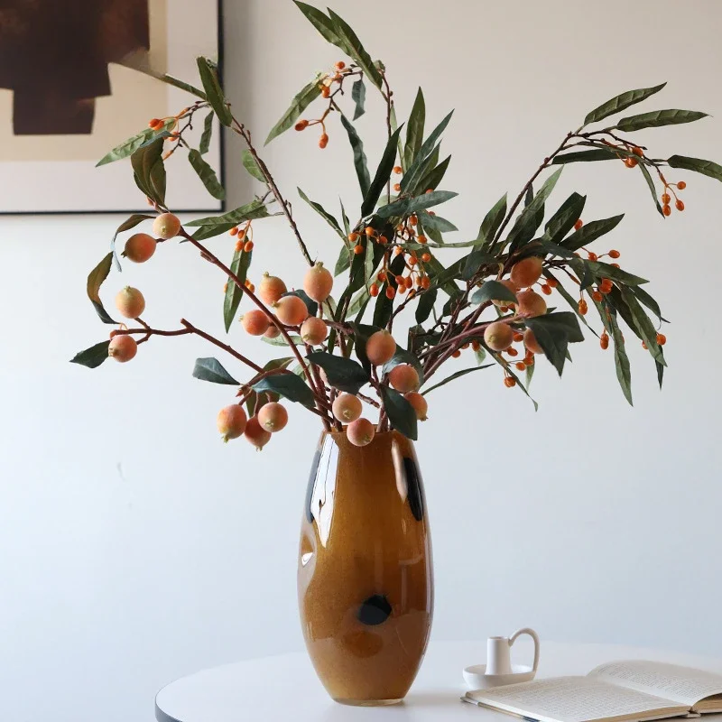 High Grade Artificial Loquat Fruit Simulated Flower Porch Living Room Dining Table Bedroom Desktop Wedding Fake Plant Decoration
High Grade Artificial Loquat Fruit Simulated Flower Porch Living Room Dining Table Bedroom Desktop Wedding Fake Plant Decoration