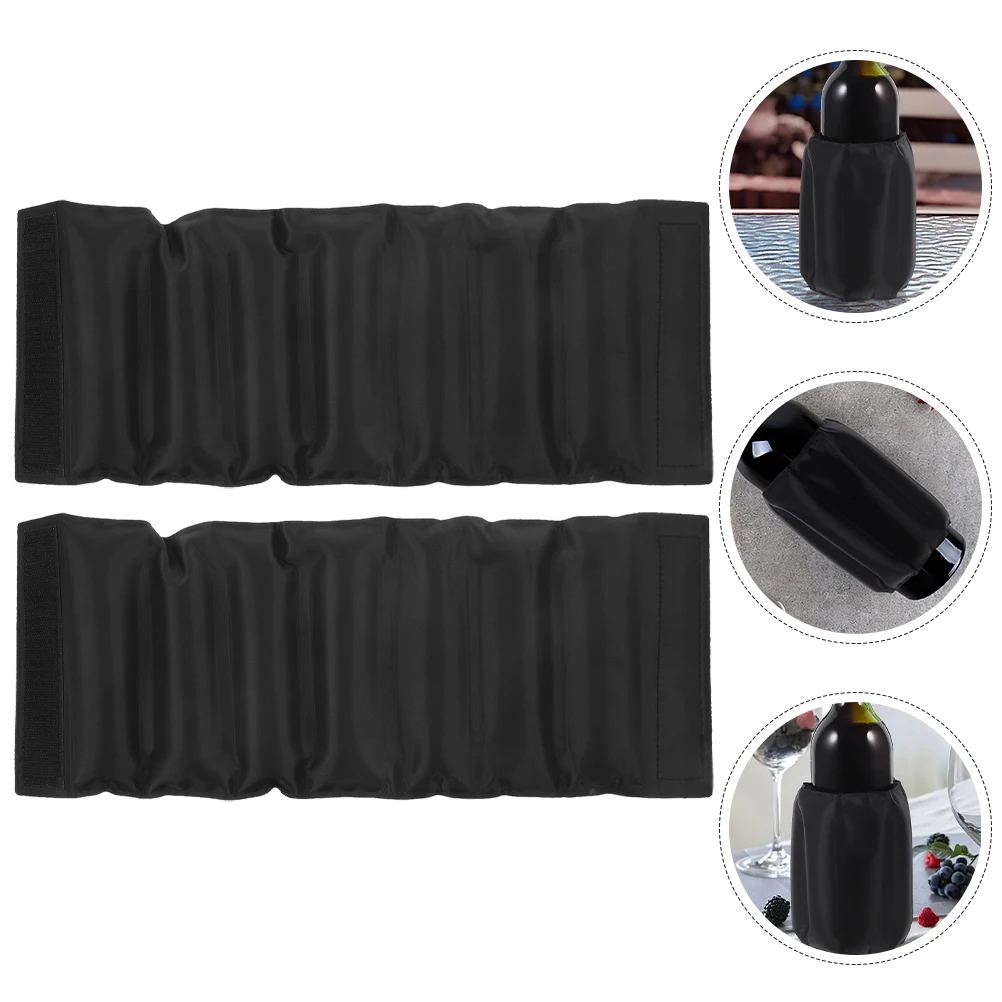 Reusable Wine Bottle Ice Bag Cooler for Drinks Household Black Gel Warmer Sleeve
Reusable Wine Bottle Ice Bag Cooler for Drinks Household Black Gel Warmer Sleeve