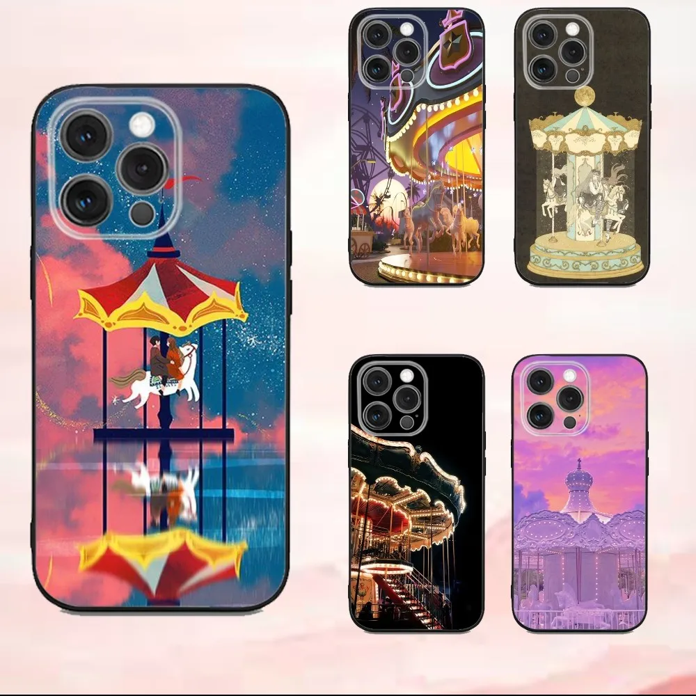 Fantasy Carousel Phone Case For iPhone16,se4,15,14,13,12,11,Pro,X,XS,Max,XR,Plus,Mini Soft Black Cover
Fantasy Carousel Phone Case For iPhone16,se4,15,14,13,12,11,Pro,X,XS,Max,XR,Plus,Mini Soft Black Cover