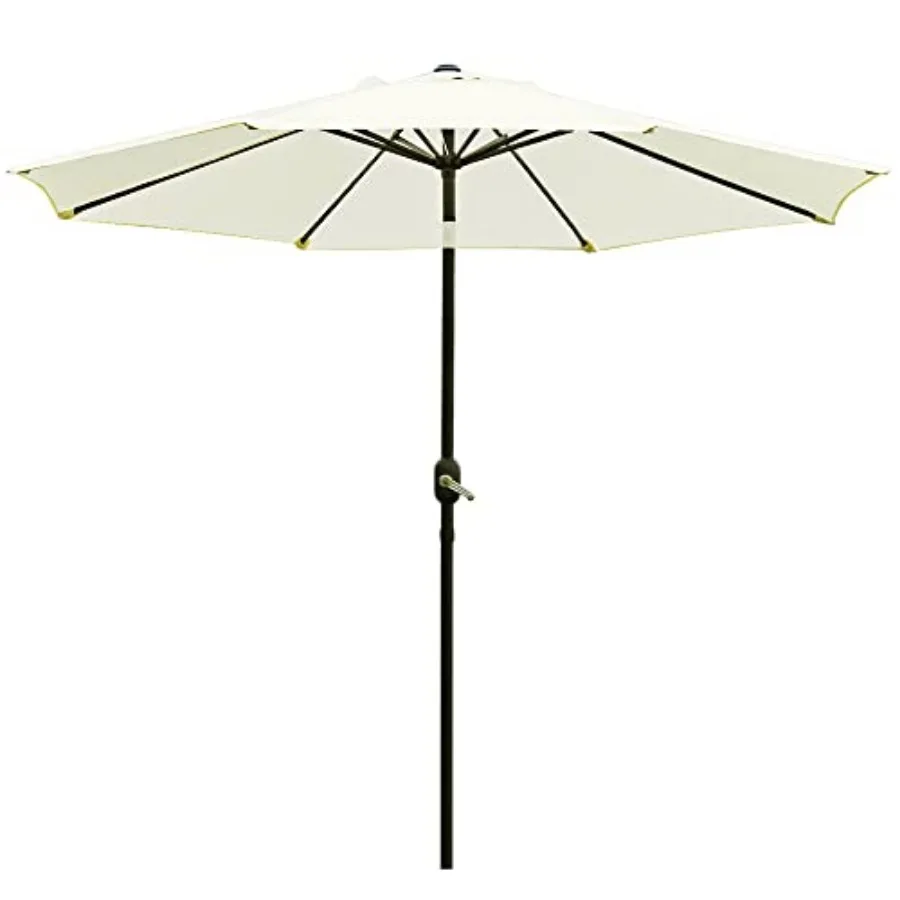 9' Patio Umbrella Outdoor Table Umbrella with 8 Sturdy Ribs Beige
9' Patio Umbrella Outdoor Table Umbrella with 8 Sturdy Ribs Beige